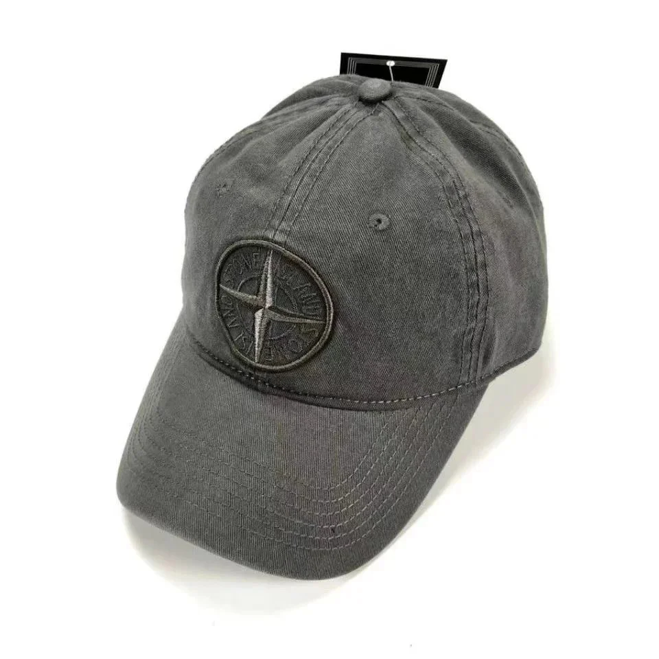 Stone Island Stone Island Compass Cap Grey Headwear Grey