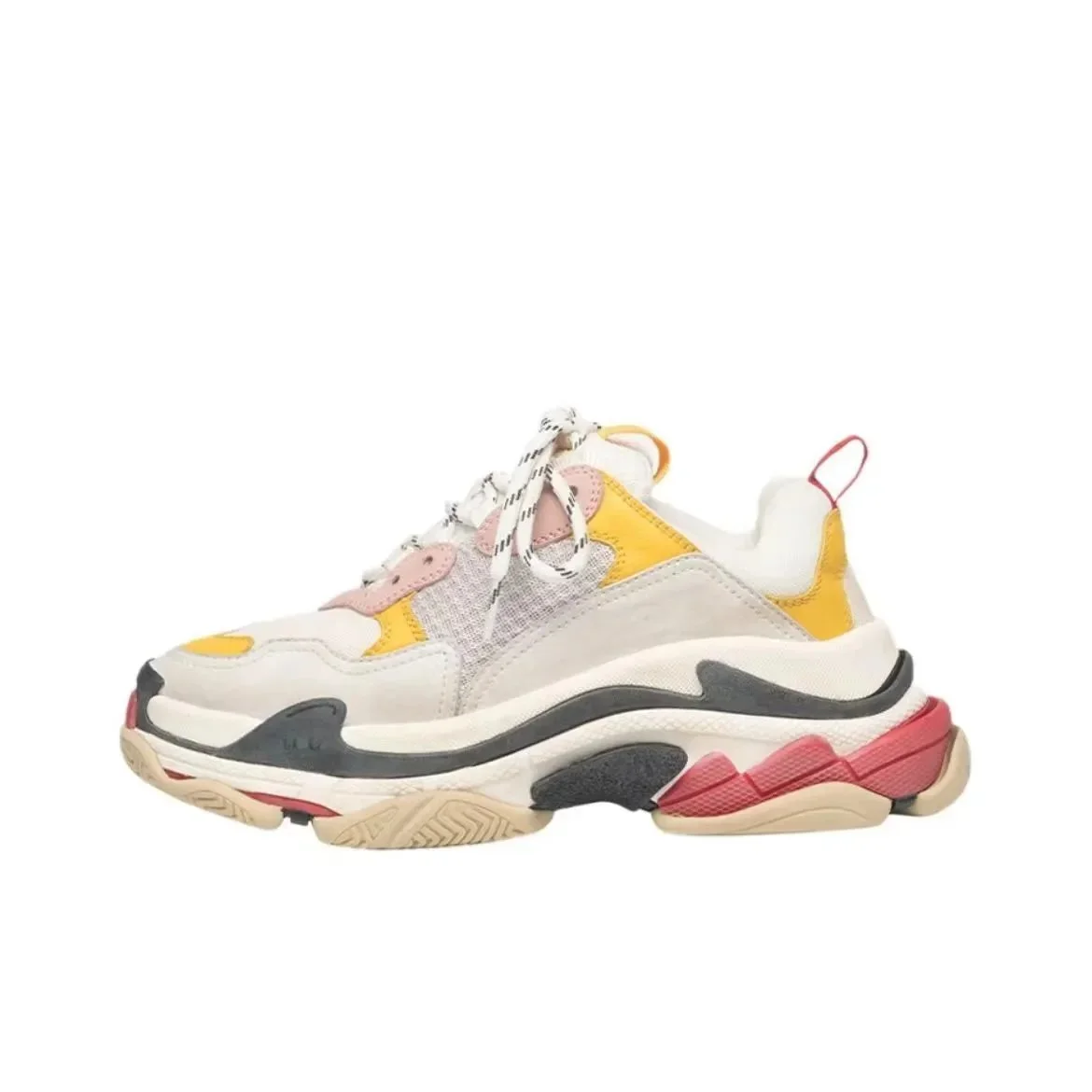 Balenciaga Balenciaga Triple S Sneakers White/Yellow/Red White - 1
