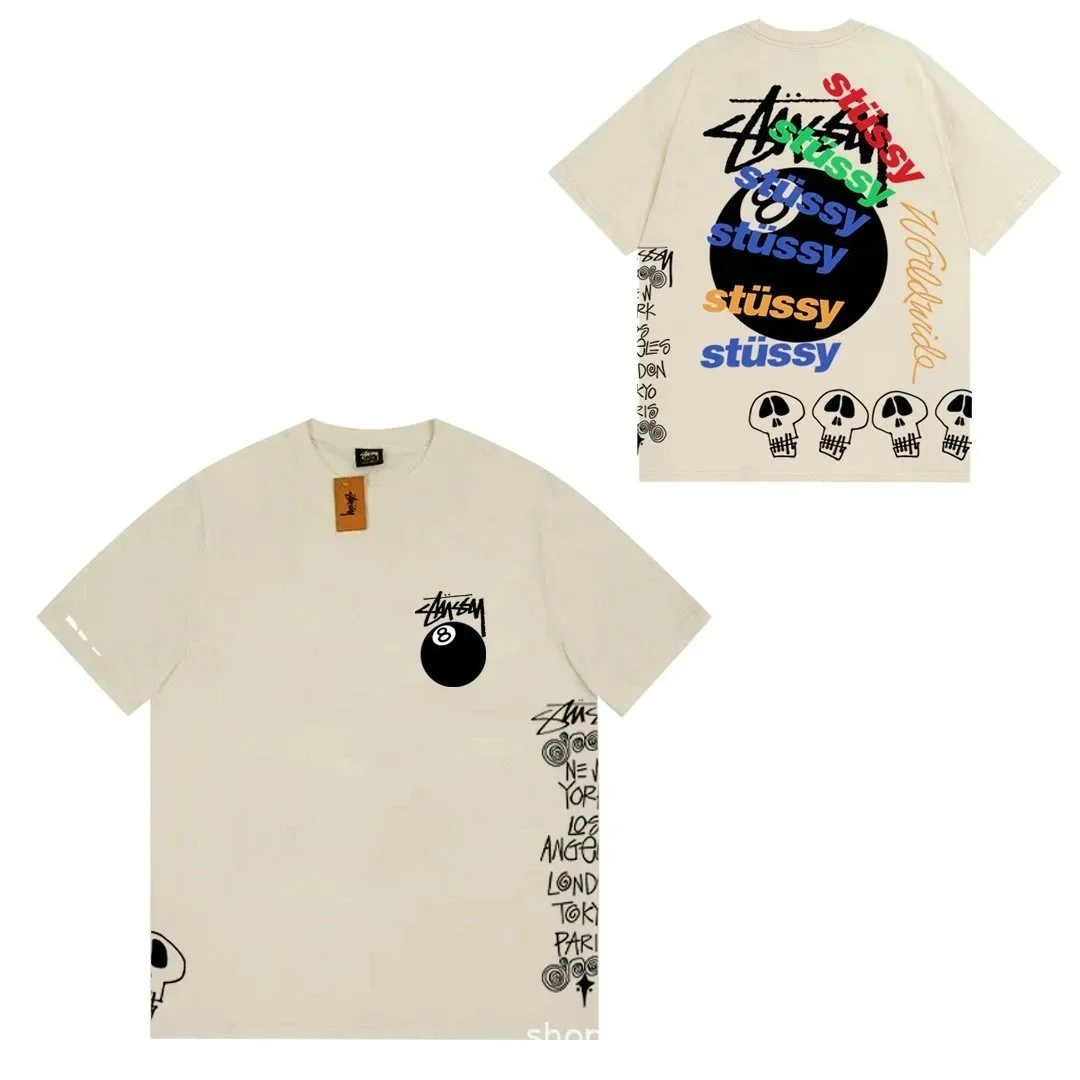 Stussy Stussy Worldwide 8-Ball T-Shirt Cream Cream - 1