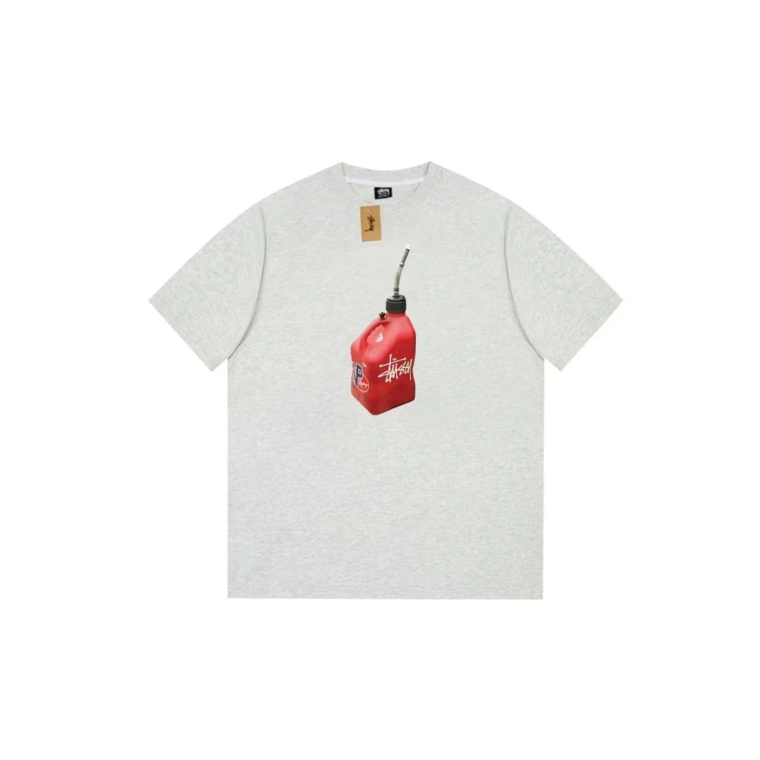 Stussy Stussy Gas Can T-Shirt Grey Solid Grey - 1