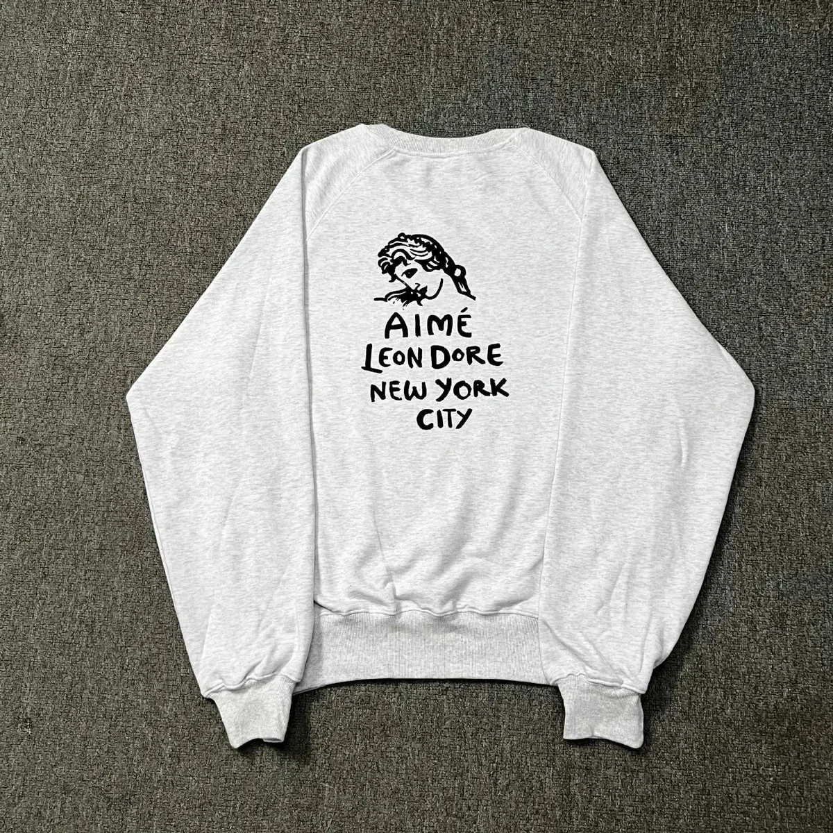 Aimé Leon Dore Aimé Leon Dore Grey Crewneck Sweatshirt Grey - 1