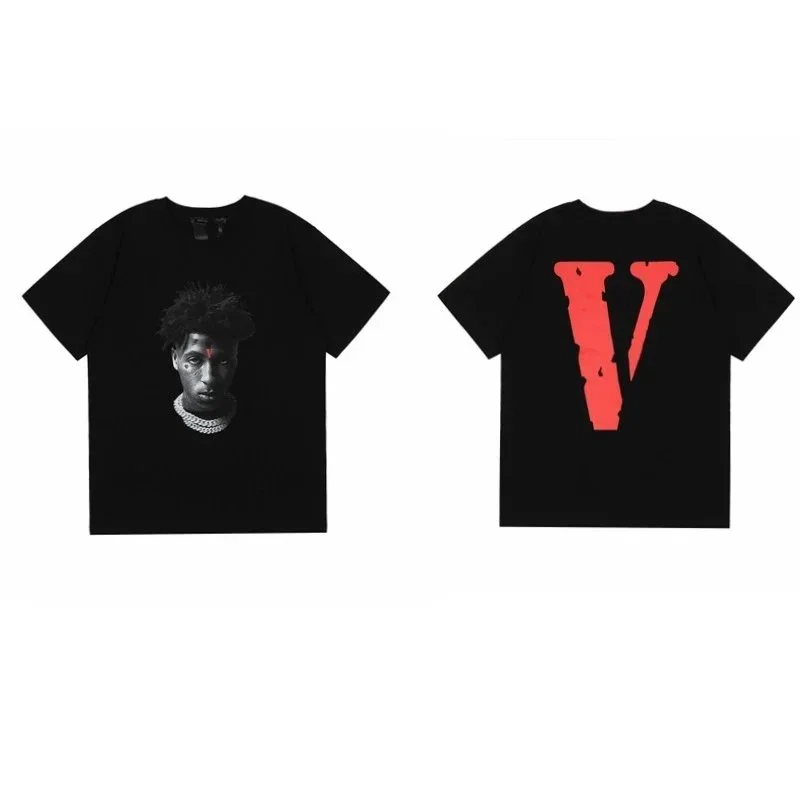 VLONE VLONE Staple T-Shirt Black Red Graphic Black - 1