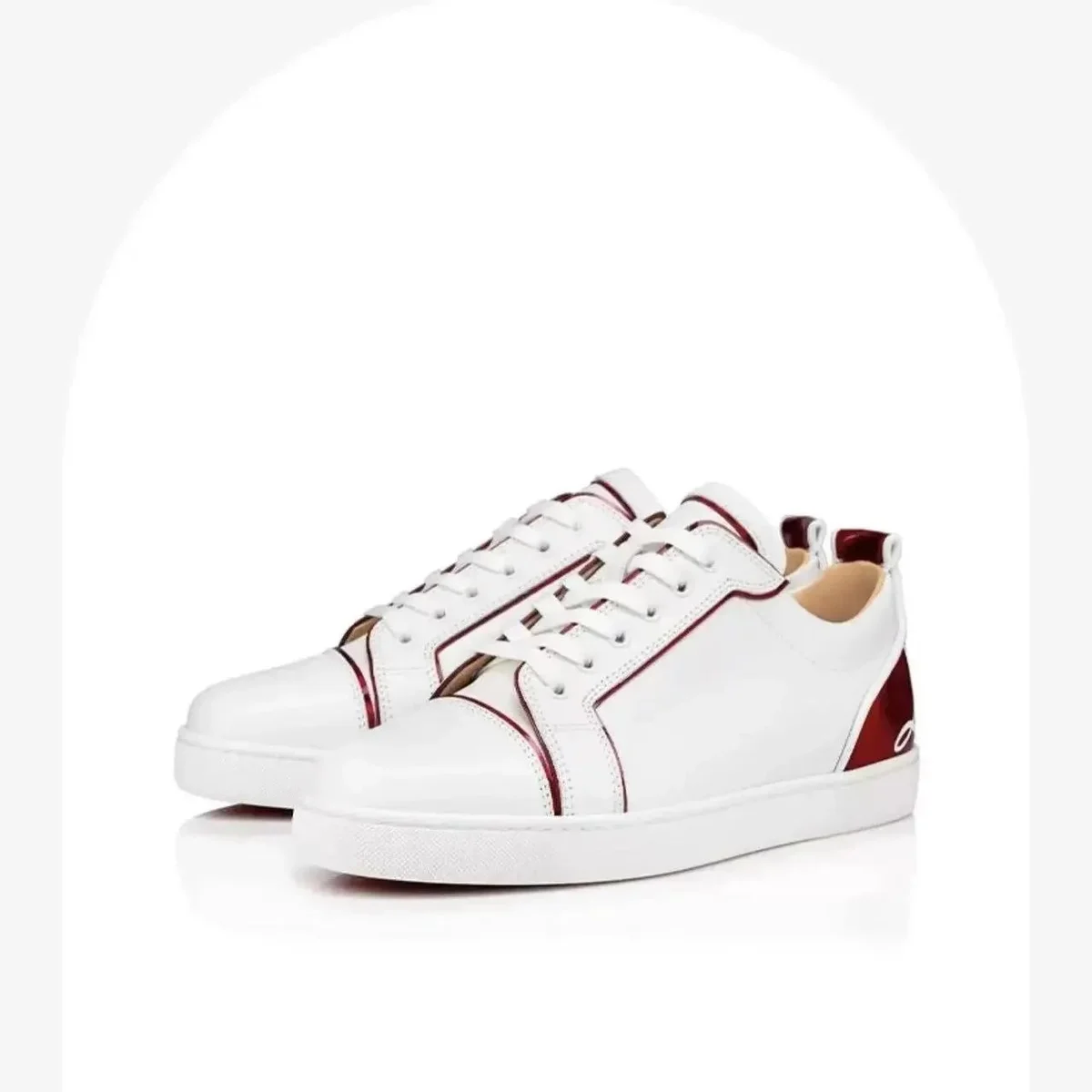 Christian Louboutin Christian Louboutin Louis White Red Sneakers White - 1