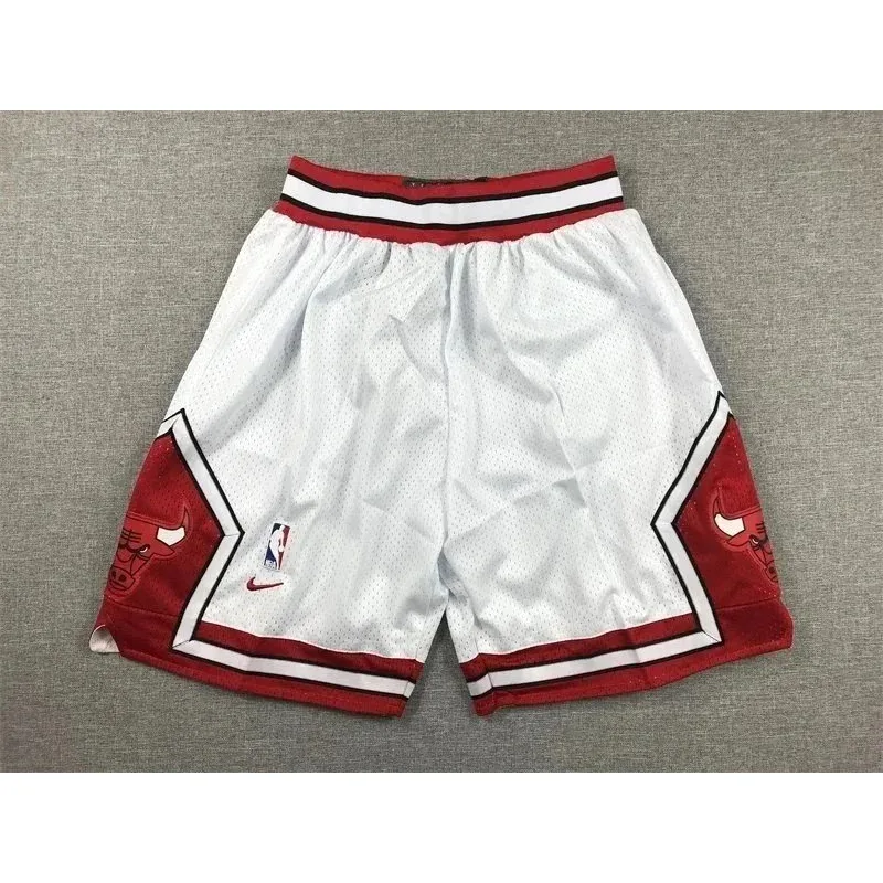 Jordan Nike Chicago Bulls White Shorts White - 1