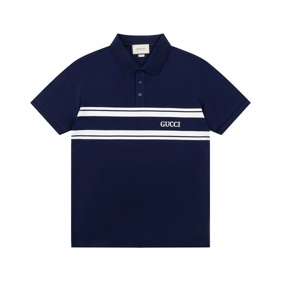 Gucci Gucci Navy & White Striped Polo Shirt Navy - 1