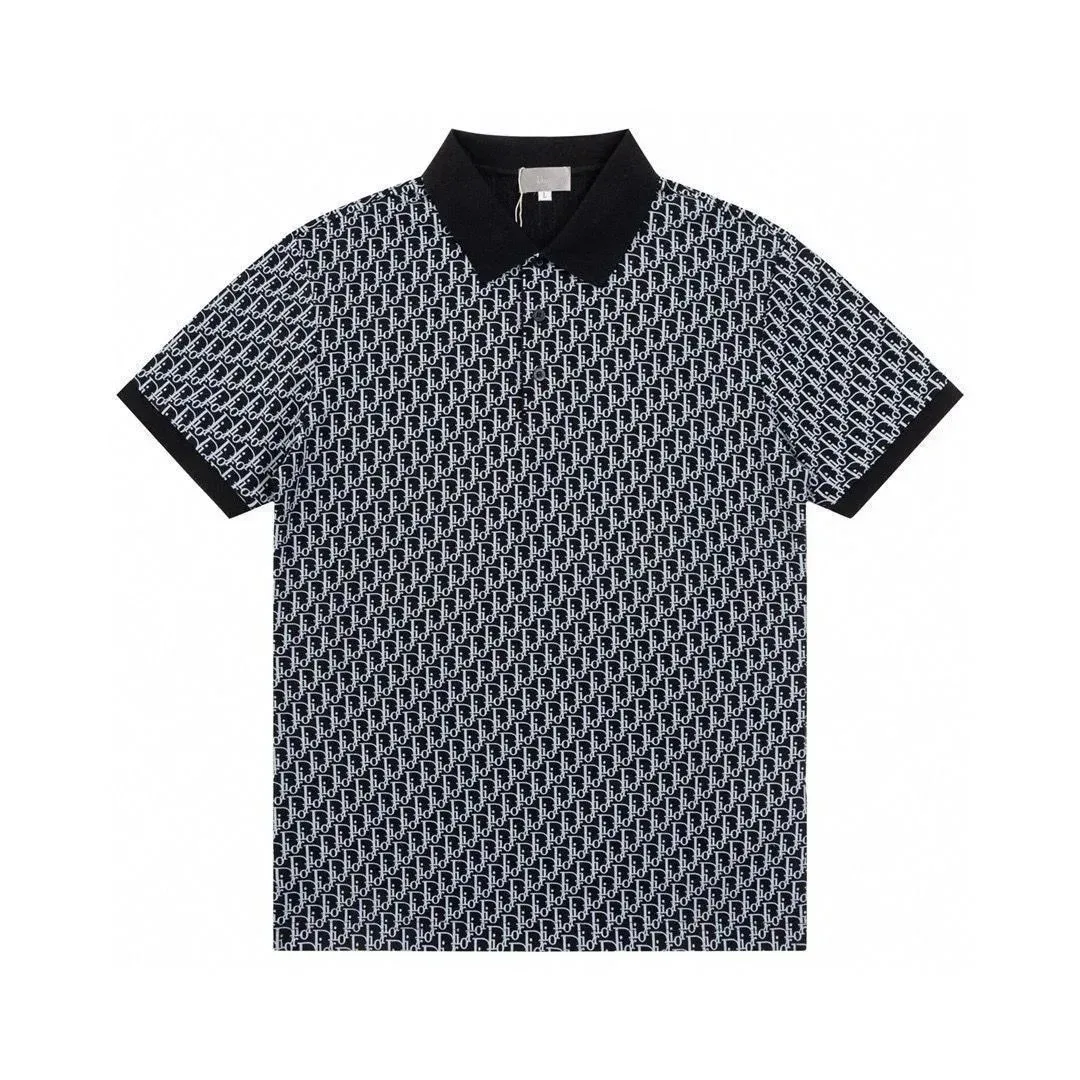 Dior Dior Monogram Polo Shirt Black Black