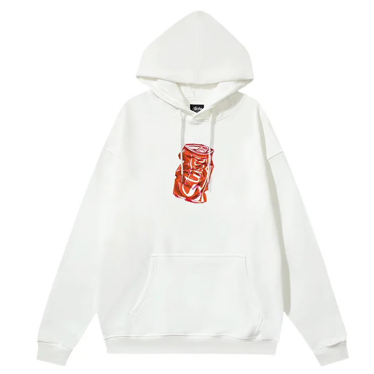 Stussy Stussy White Can Print Hoodie White - 1