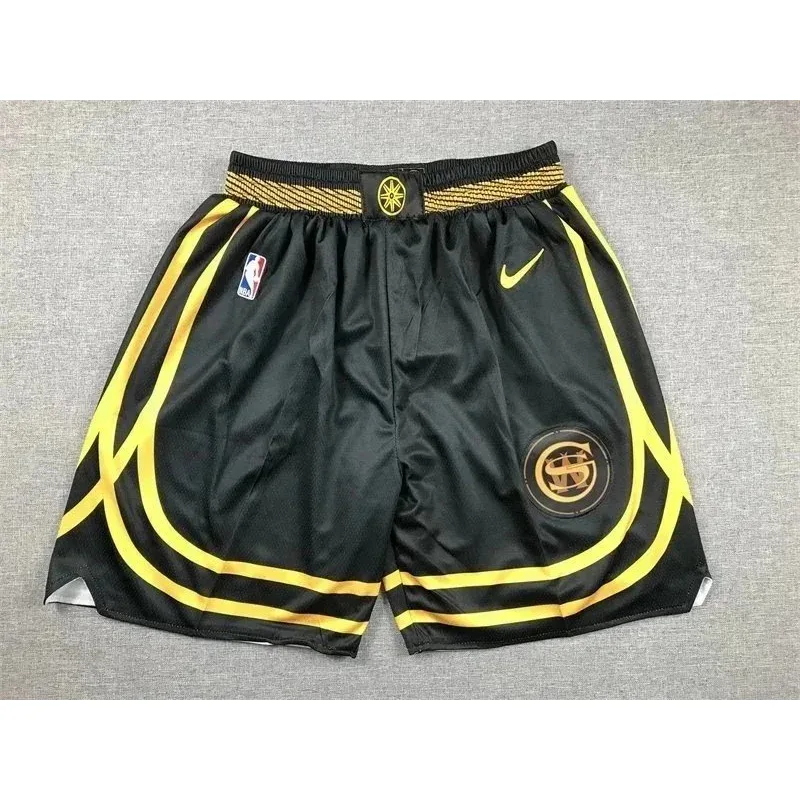 Jordan Nike Air Jordan Black & Gold Shorts Black - 1
