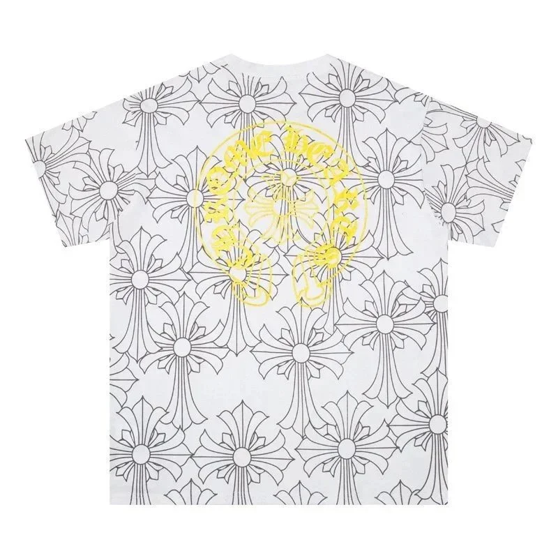 Chrome Hearts Chrome Hearts Cross Pattern White T-Shirt White - 1