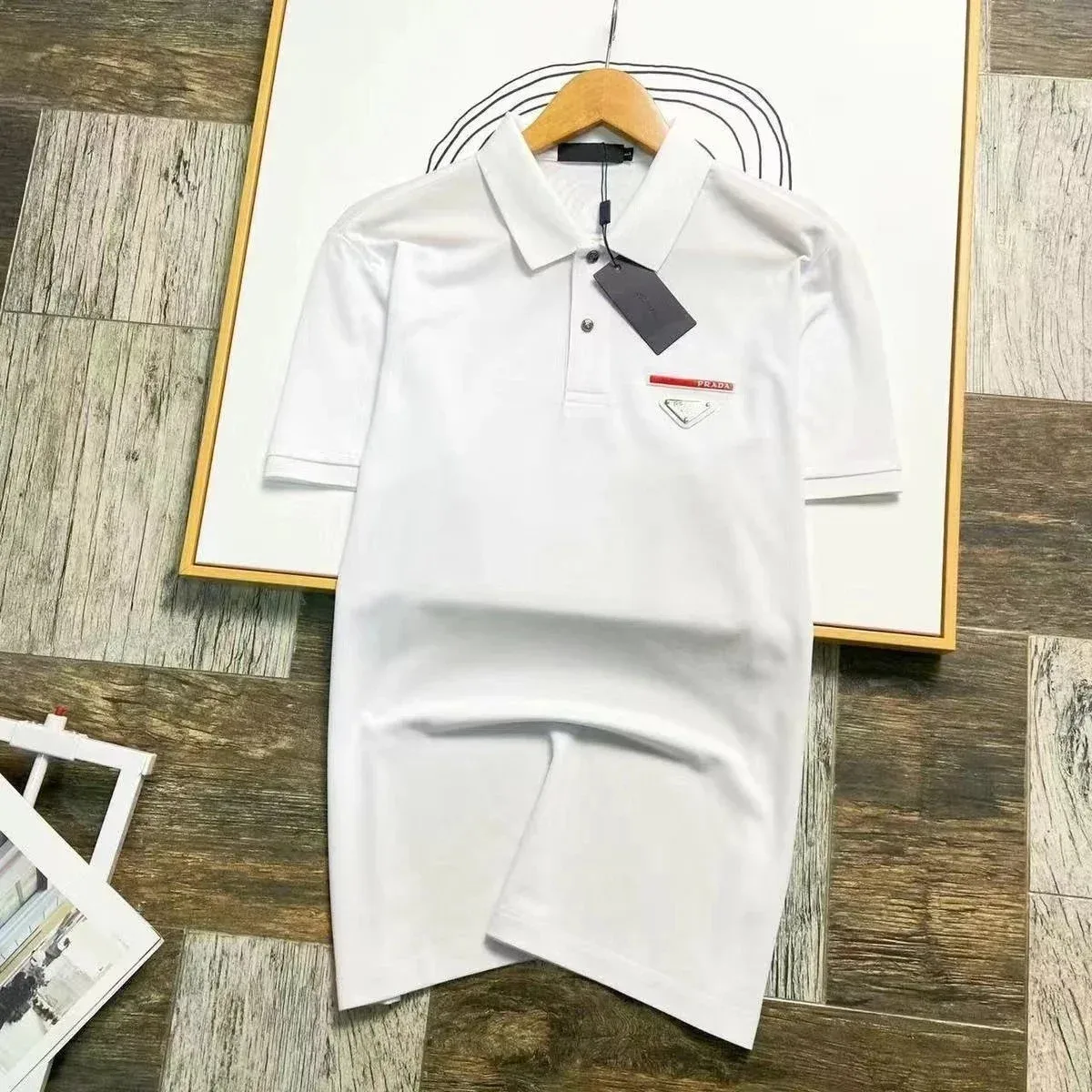 Prada Prada White Logo Polo Dress White - 1