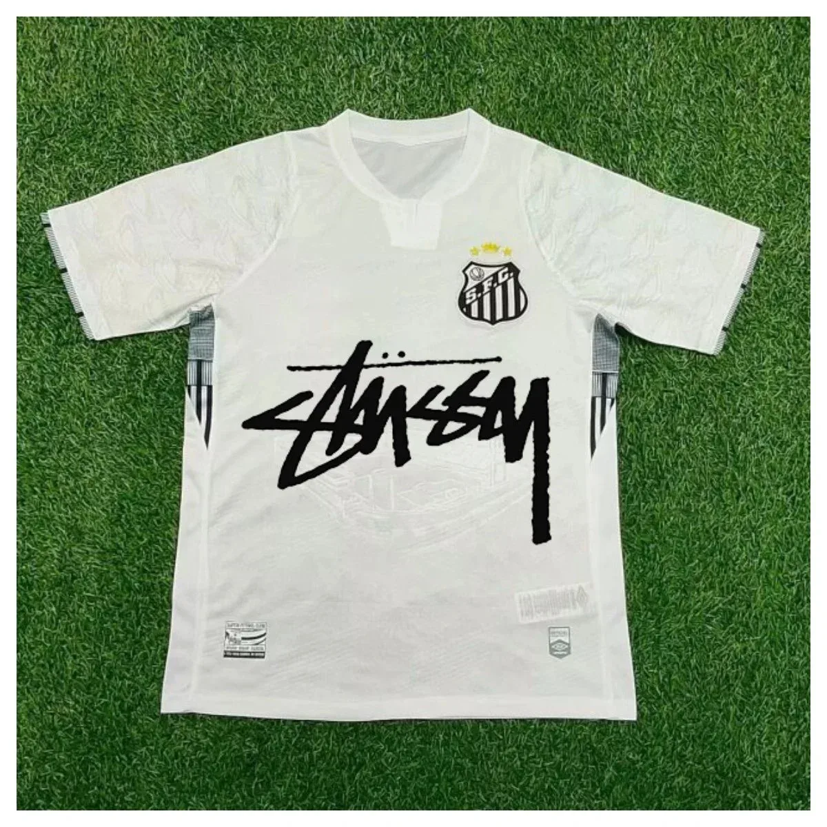 Stussy Stussy White S.F.C. Jersey Soccer Shirt White - 1