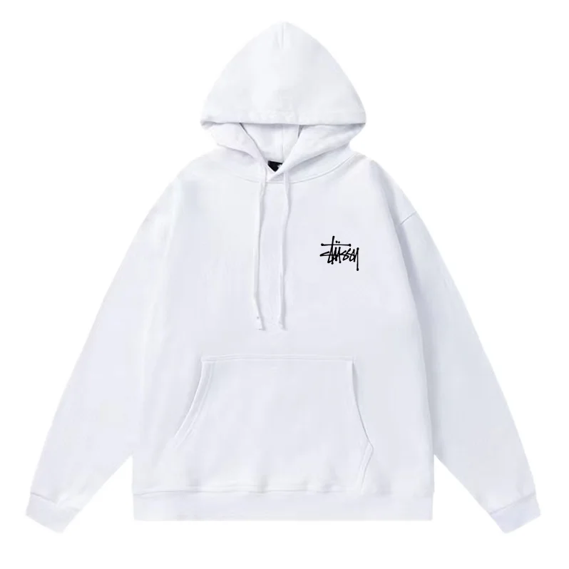 Stussy Stussy Basic Logo White Hoodie White - 1