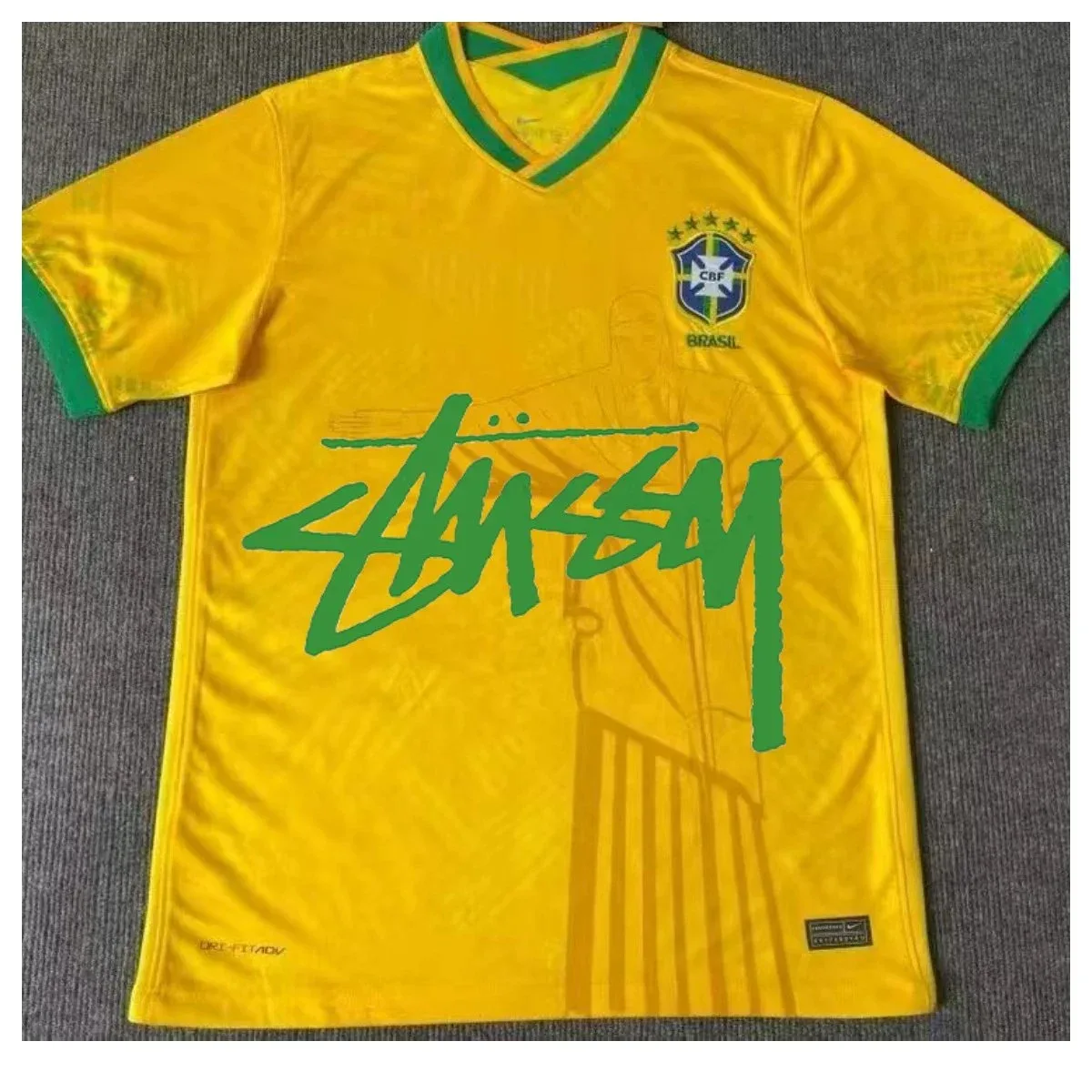 Nike Nike Mercurial Brazil Home Jersey Yellow Yellow - 1
