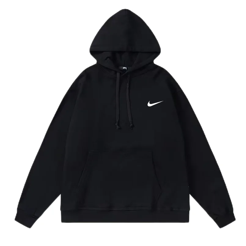 Nike Nike Black Swoosh Hoodie Black - 1