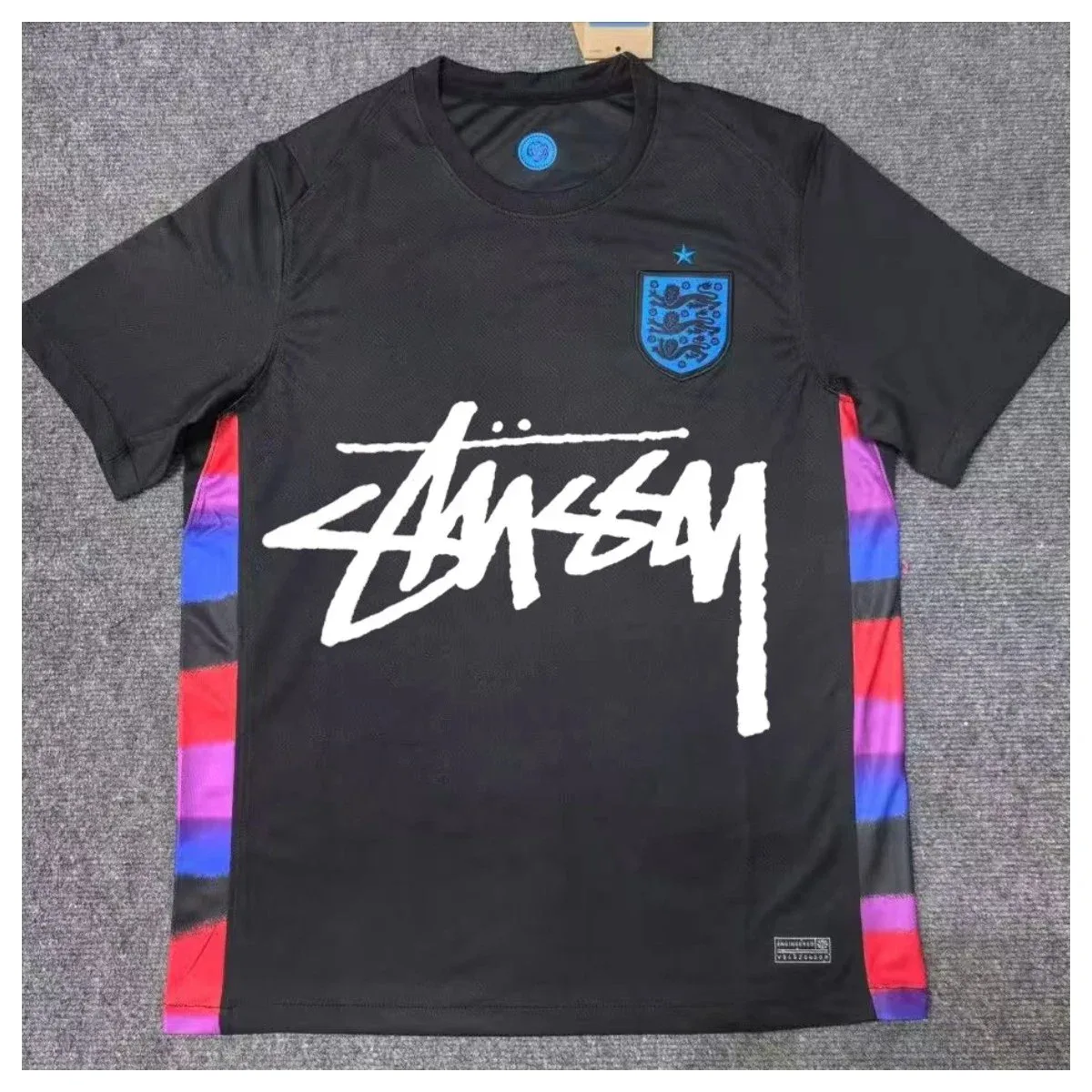 Stussy Stussy England Away Jersey Black Black - 1