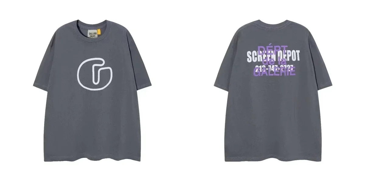 Gallery Dept. Gallery Dept. Dépt de la Galerie T-Shirt Grey Grey - 1