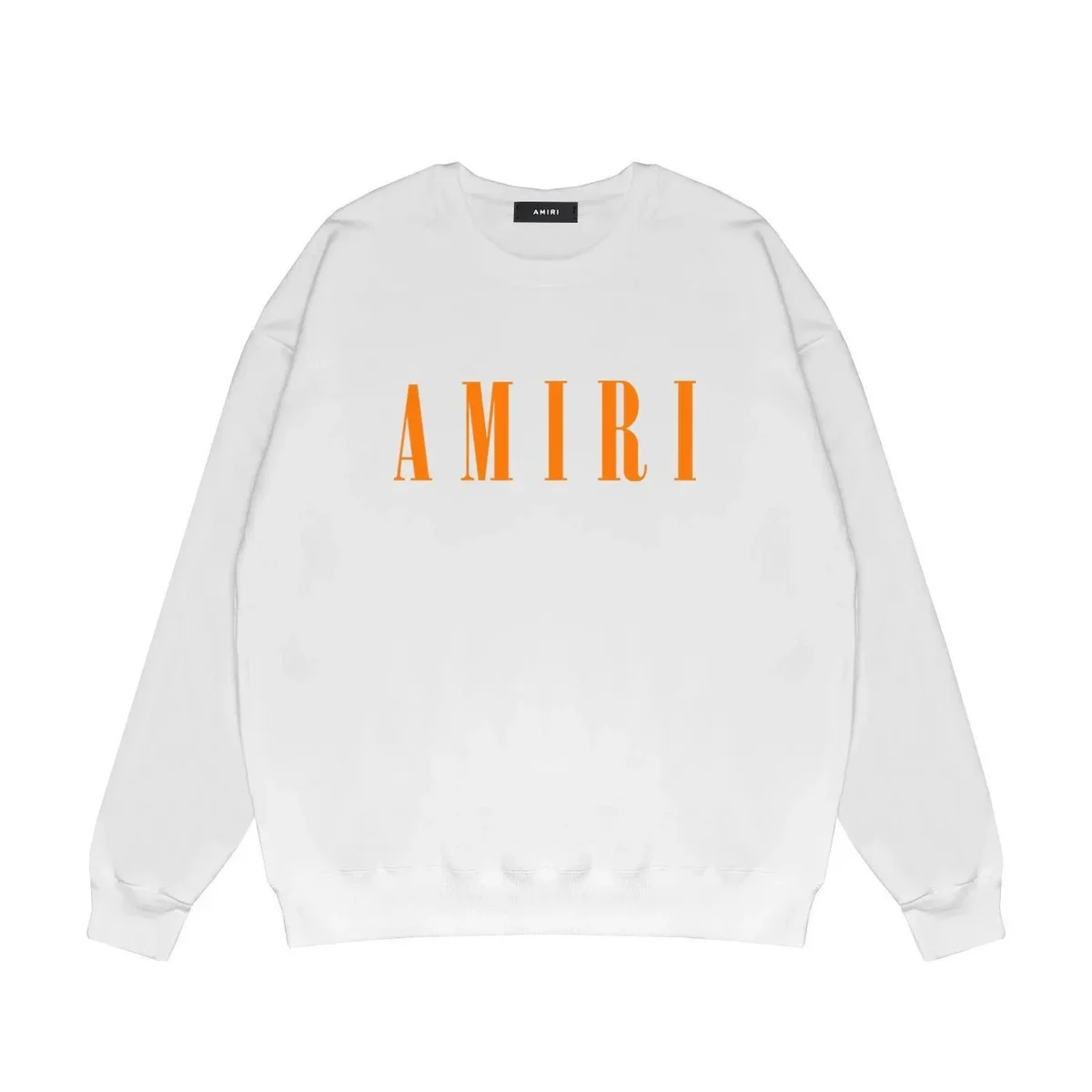 Amiri Amiri White AMIRI Logo Crewneck Sweatshirt White - 1
