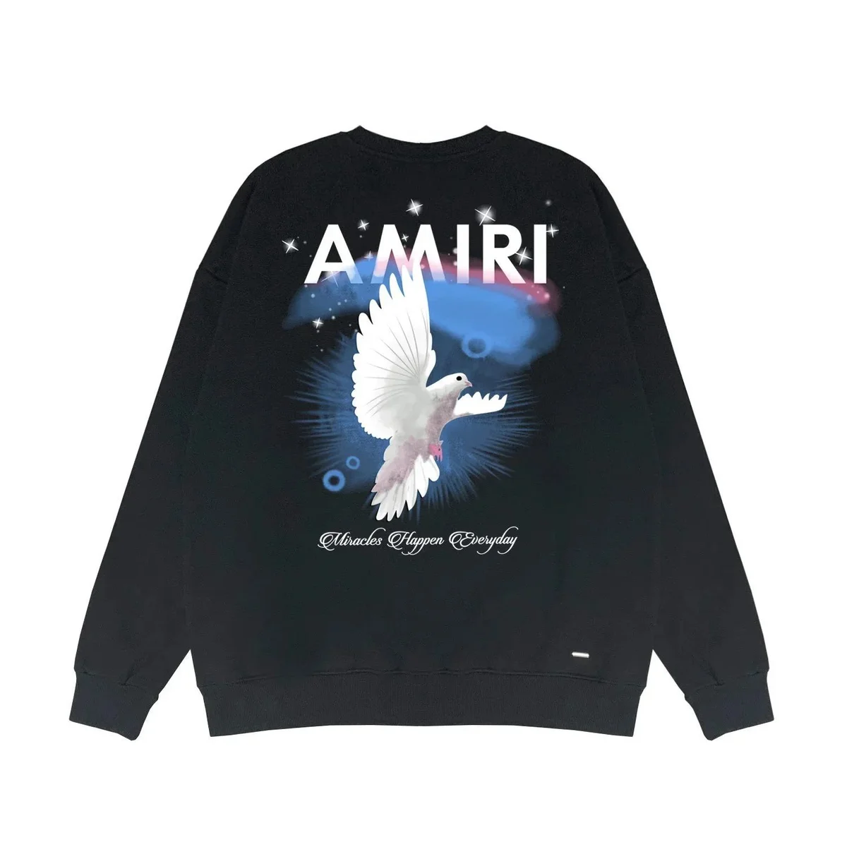 Amiri Amiri Black Dove Graphic Sweatshirt Black - 1