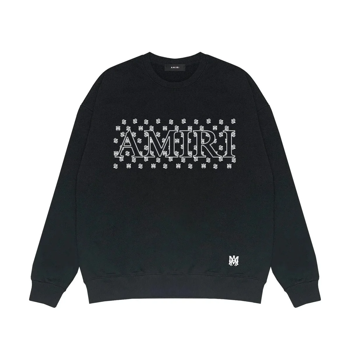 Amiri Amiri Black AMIRI Logo Sweatshirt Black - 1