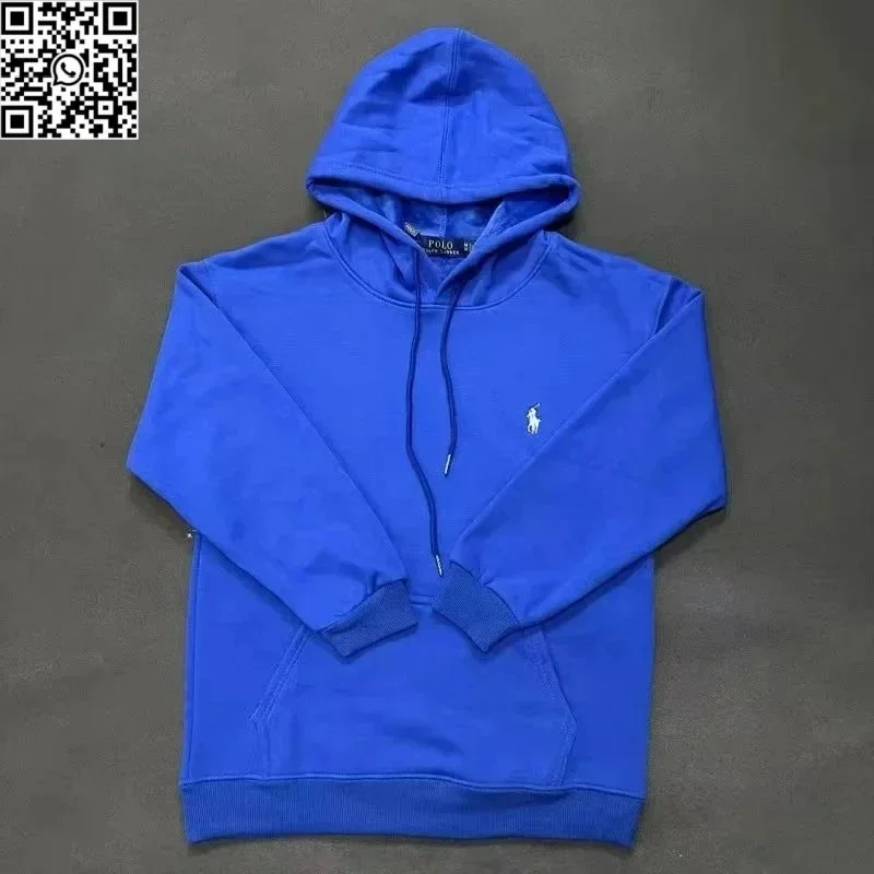 Polo Ralph Lauren Polo Ralph Lauren Blue Hoodie with Pony Logo Blue - 1