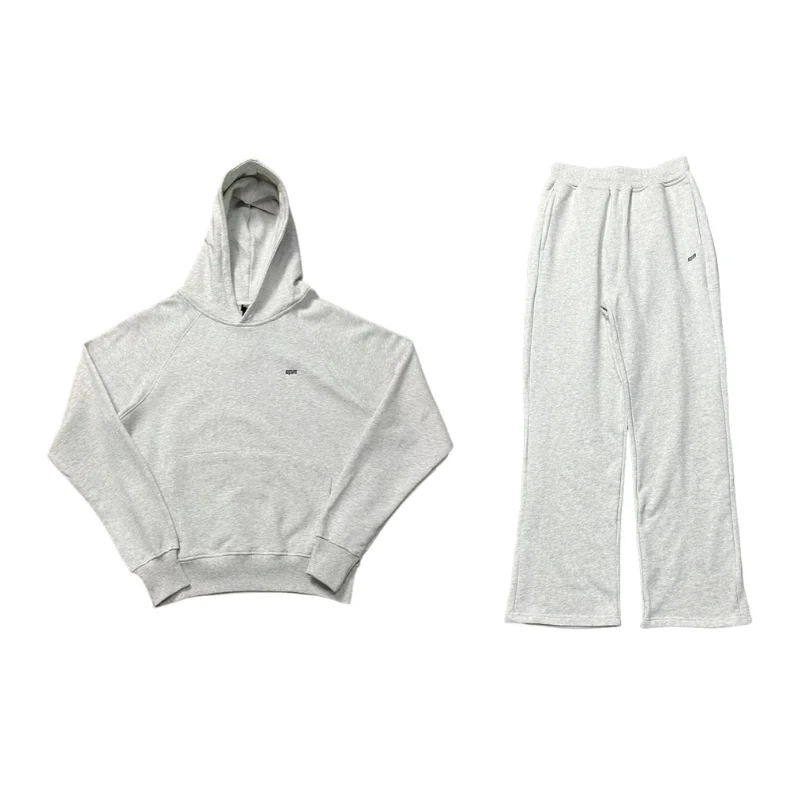 Essentials Co-ord Set in Grey Hoodie & Pants Grey - 1