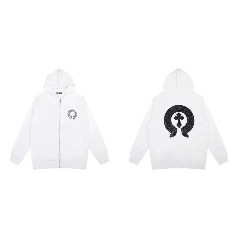 Chrome Hearts Chrome Hearts White Zip-Up Hoodie White - 1