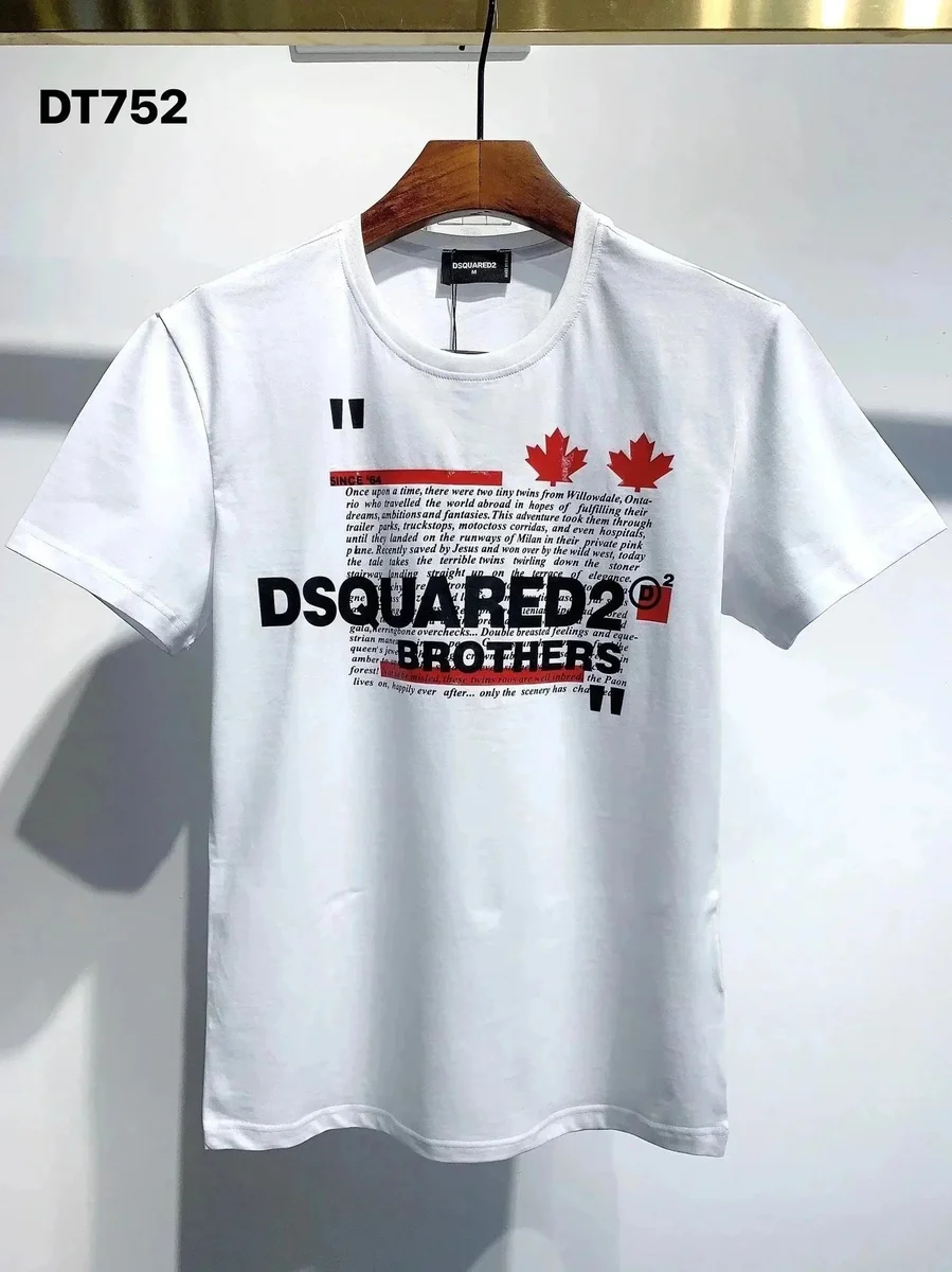 DSQUARED2 DSQUARED2 DT752 Brothers White T-Shirt White - 1