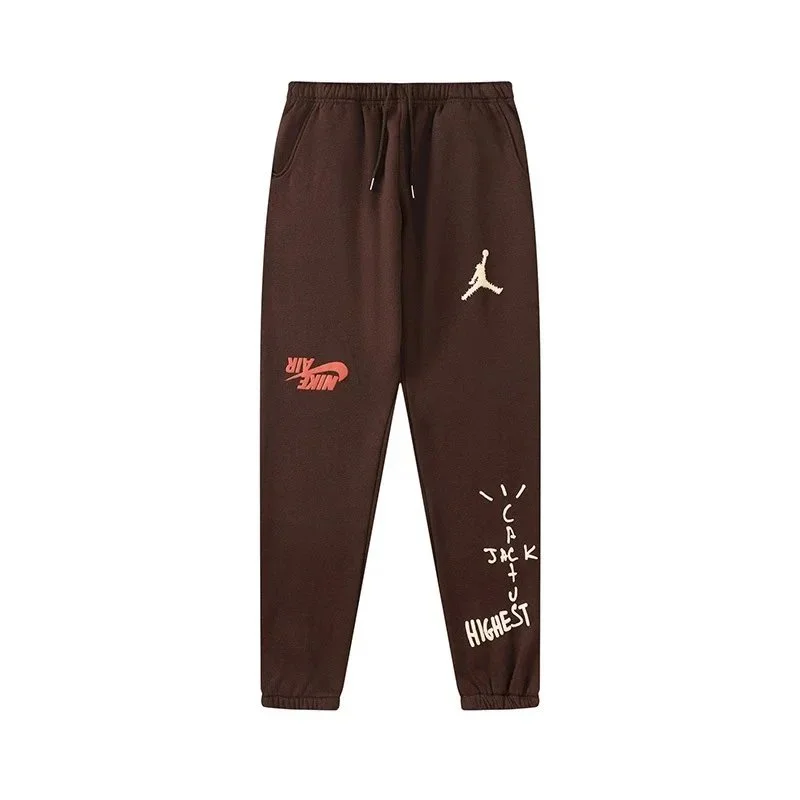 Jordan Nike Air Jordan 1 Brown Sweatpants Brown - 1