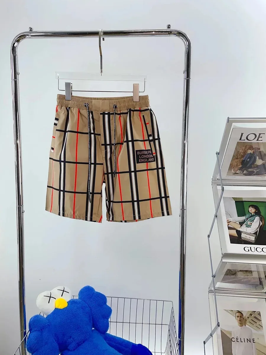 Burberry Burberry Vintage Check Plaid Shorts Beige Beige - 1