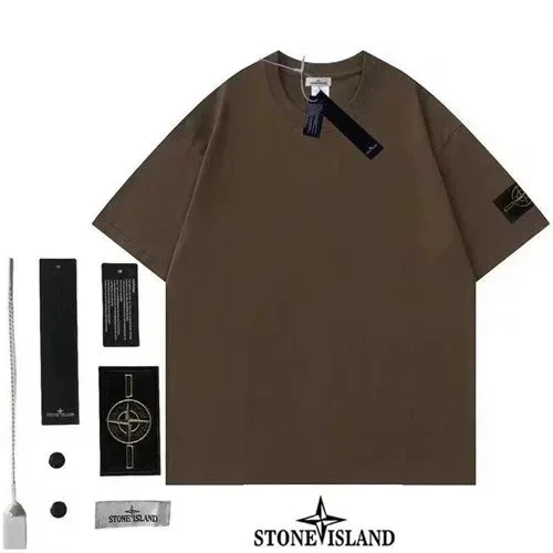 Stone Island Solid Brown T-Shirt