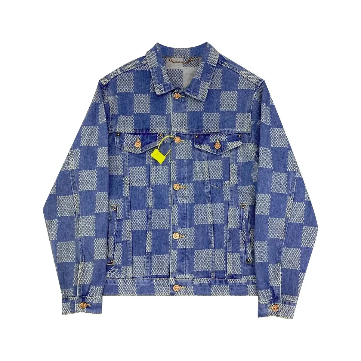 Louis Vuitton Louis Vuitton Damier Denim Jacket Blue