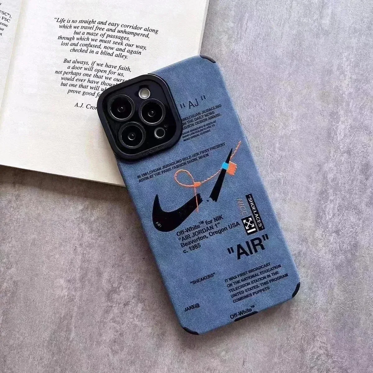 Off-White Off-White iPhone Case 'Air' Design Blue - 1