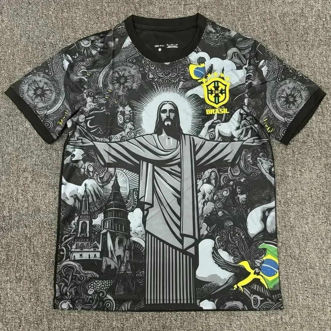 Nike Nike Mercurial Brazil Football Jersey Black Black - 1
