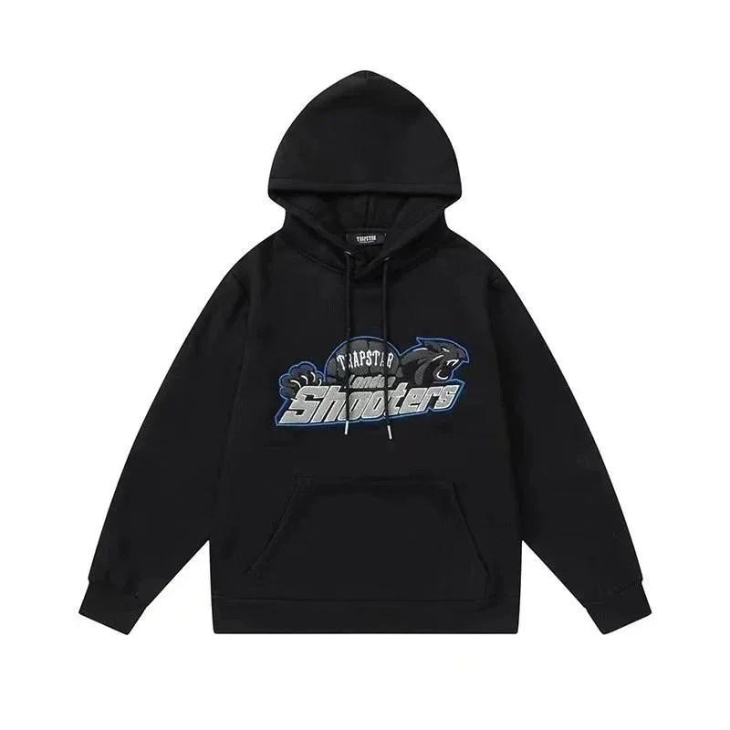 Trapstar Trapstar Shooters Black Hoodie with Graphic Print Black