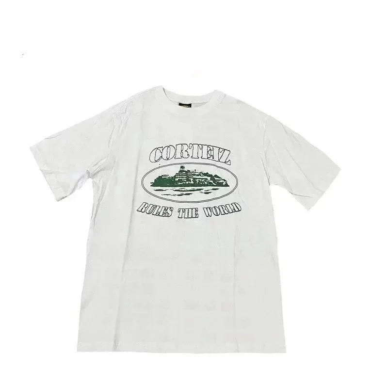 Corteiz Cortez Rules The World White T-Shirt White - 1