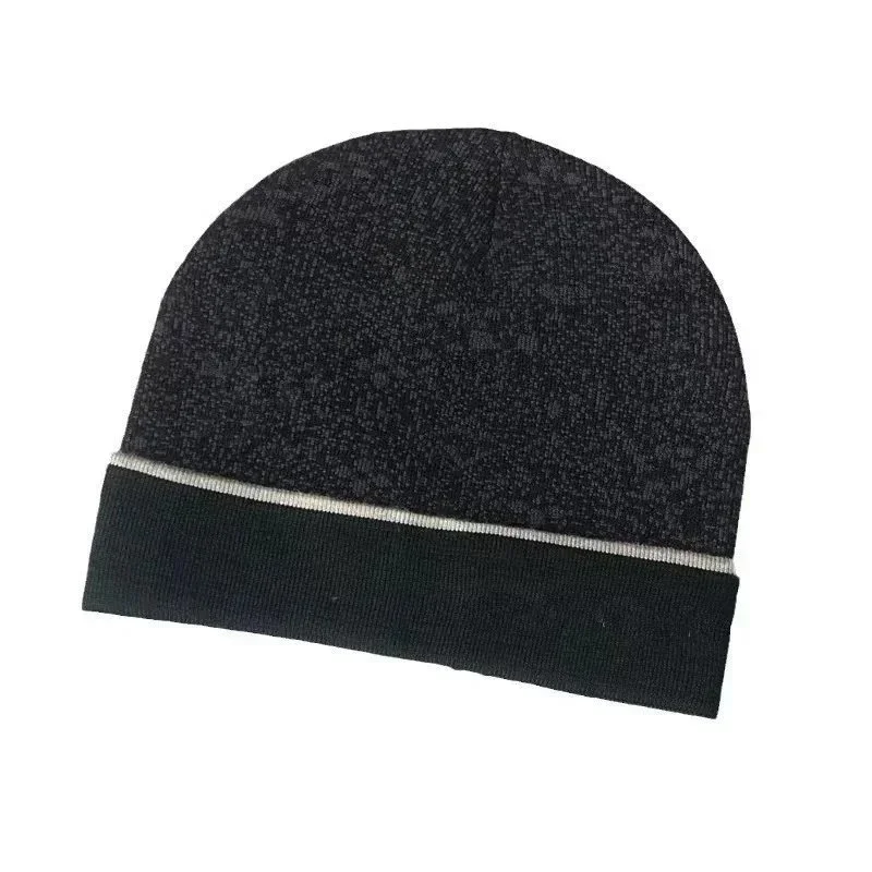 Other Beanie Hat Black Solid Headwear Black - 1