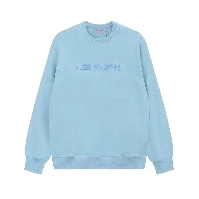 Carhartt Carhartt Light Blue Embroidered Sweatshirt Blue - 1