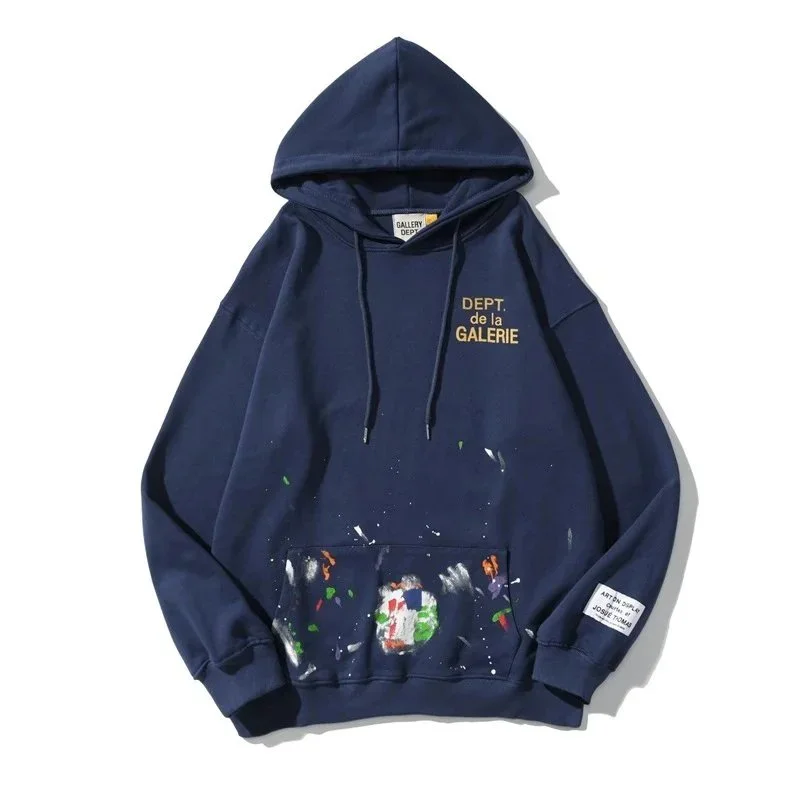 Gallery Dept. Gallery Dept. DEPT. de la GALERIE Hoodie Navy Navy - 1