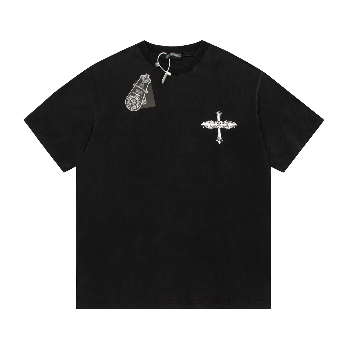 Chrome Hearts Chrome Hearts Cross Print Black T-Shirt Black - 1