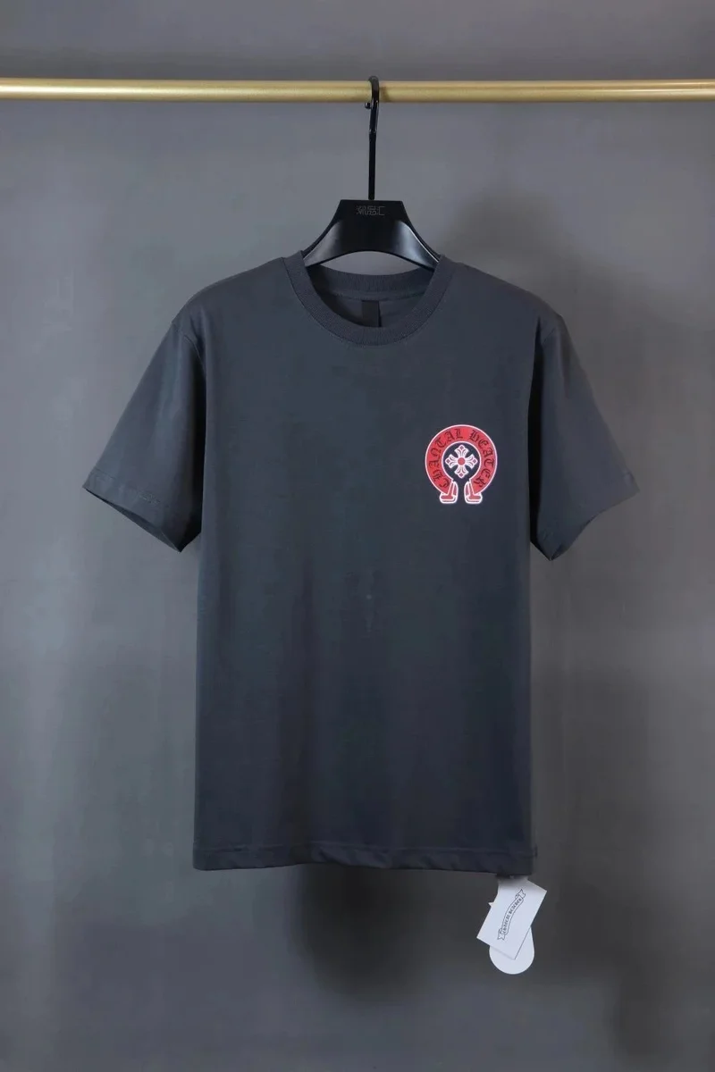 Chrome Hearts Chrome Hearts Black Cross Embroidered T-Shirt Black - 1