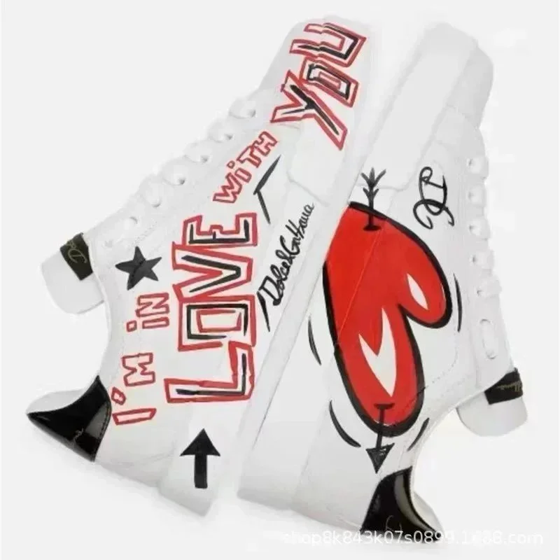 Dolce & Gabbana Dolce & Gabbana I'm in Love With You Sneakers White White - 1