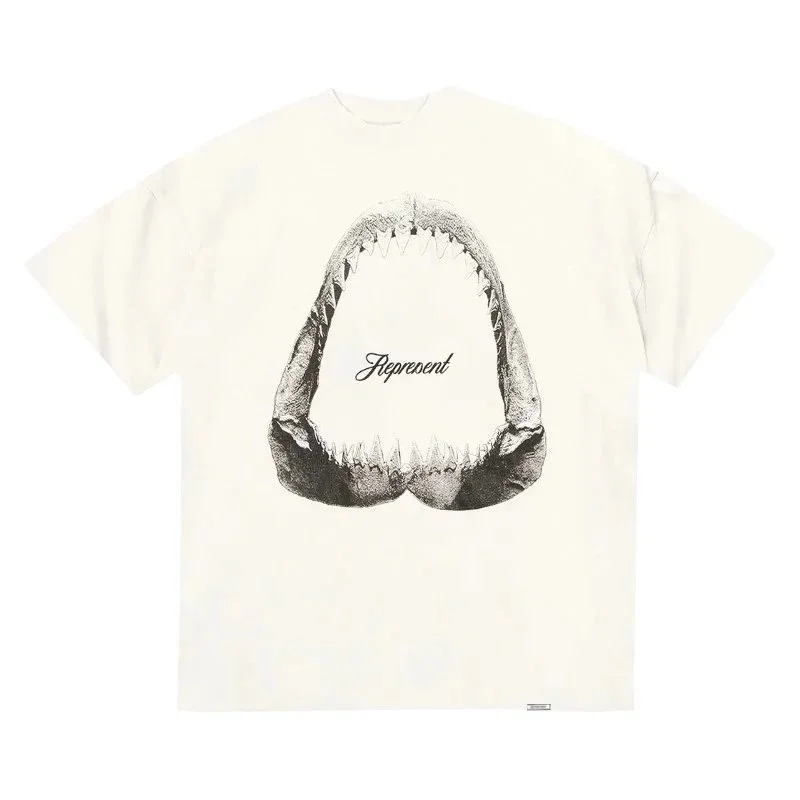 Represent Represent Shark Jaw T-Shirt White Casual White - 1