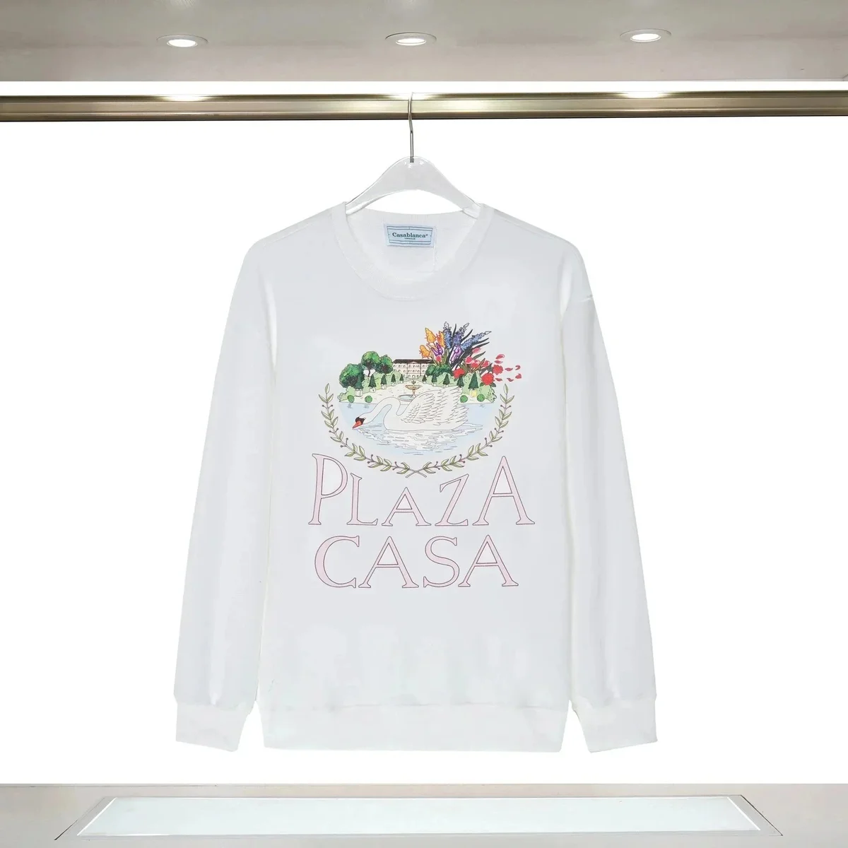Casablanca Casablanca Plaza Casa White Graphic Sweatshirt White - 1