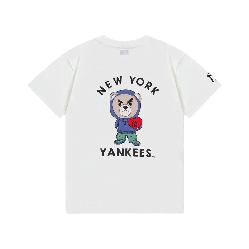 New Balance Unisex New York Yankees Bear Graphic T-Shirt White - 1