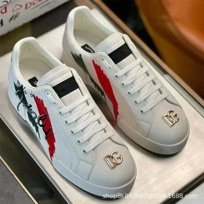 Dolce & Gabbana Dolce & Gabbana White DG Logo Sneakers White - 1