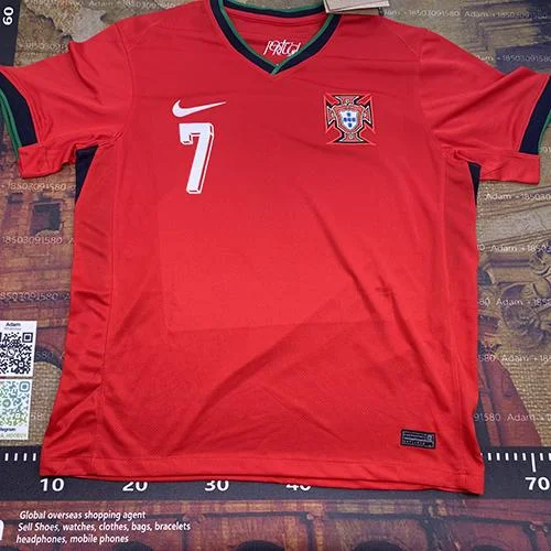 Nike Nike Portugal #7 Jersey Red Football Shirt Red - 1