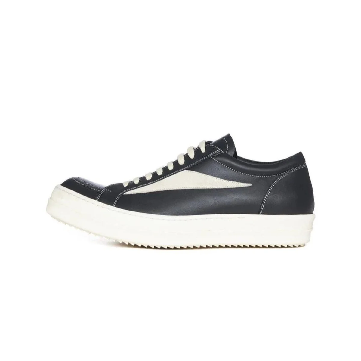 Rick Owens Rick Owens Geobasket Black & White Sneakers Black - 1