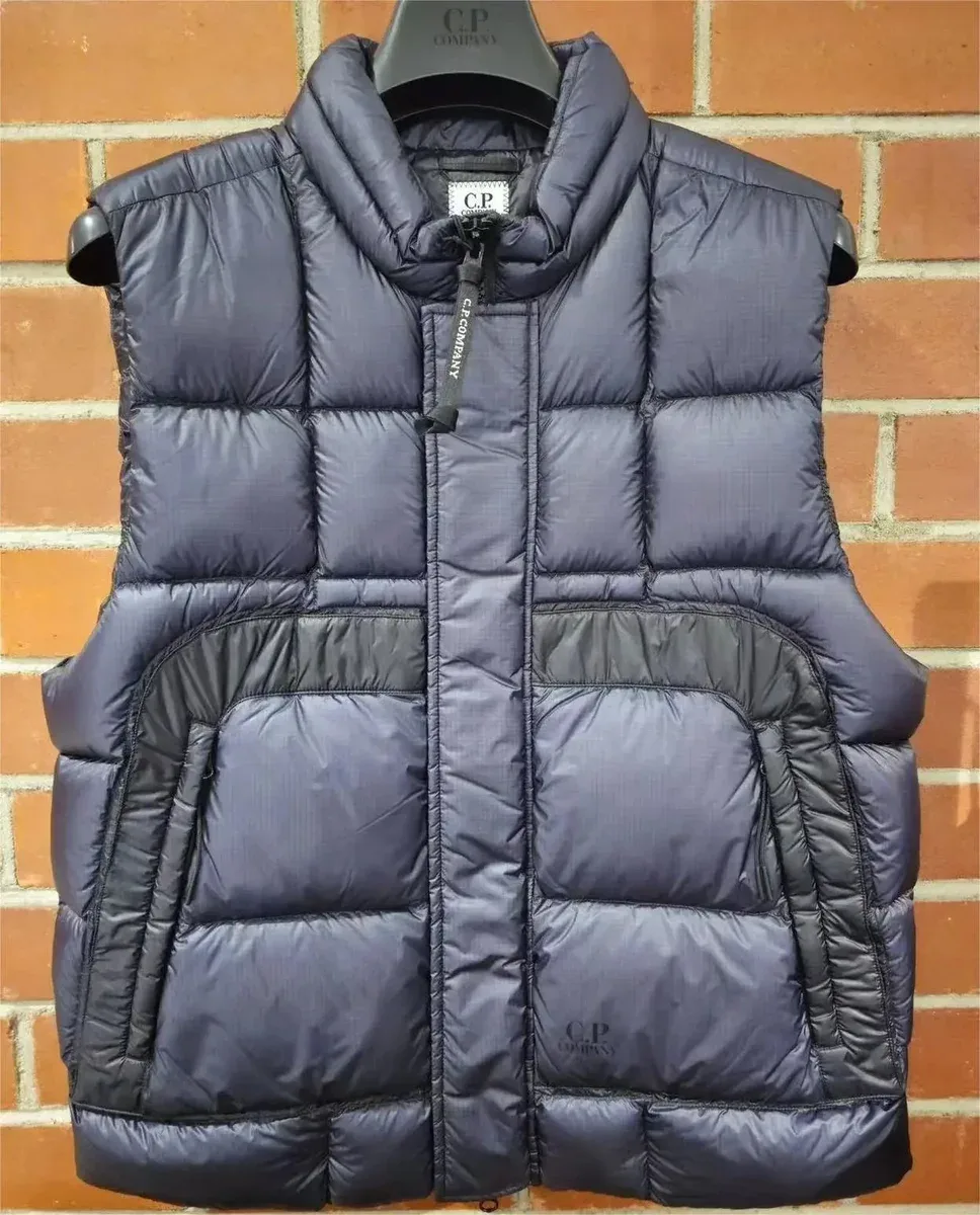 CP Company CP Company Navy Quilted Puffer Vest Navy - 1