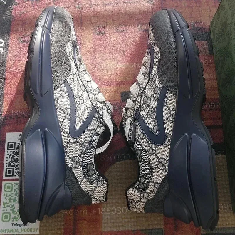 Gucci Gucci Rhyton White/Blue Sneakers White - 1