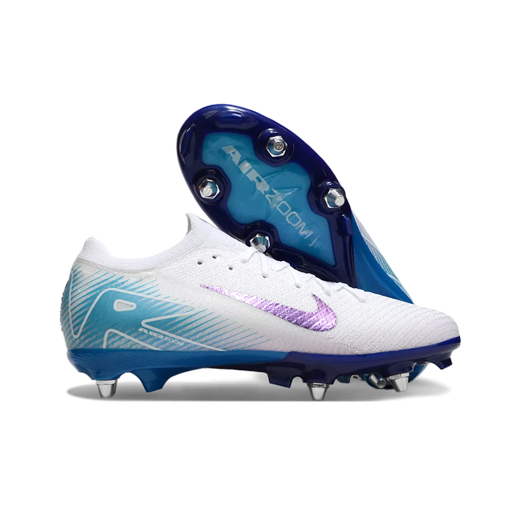 Nike Nike Mercurial White/Purple Football Cleats White - 1